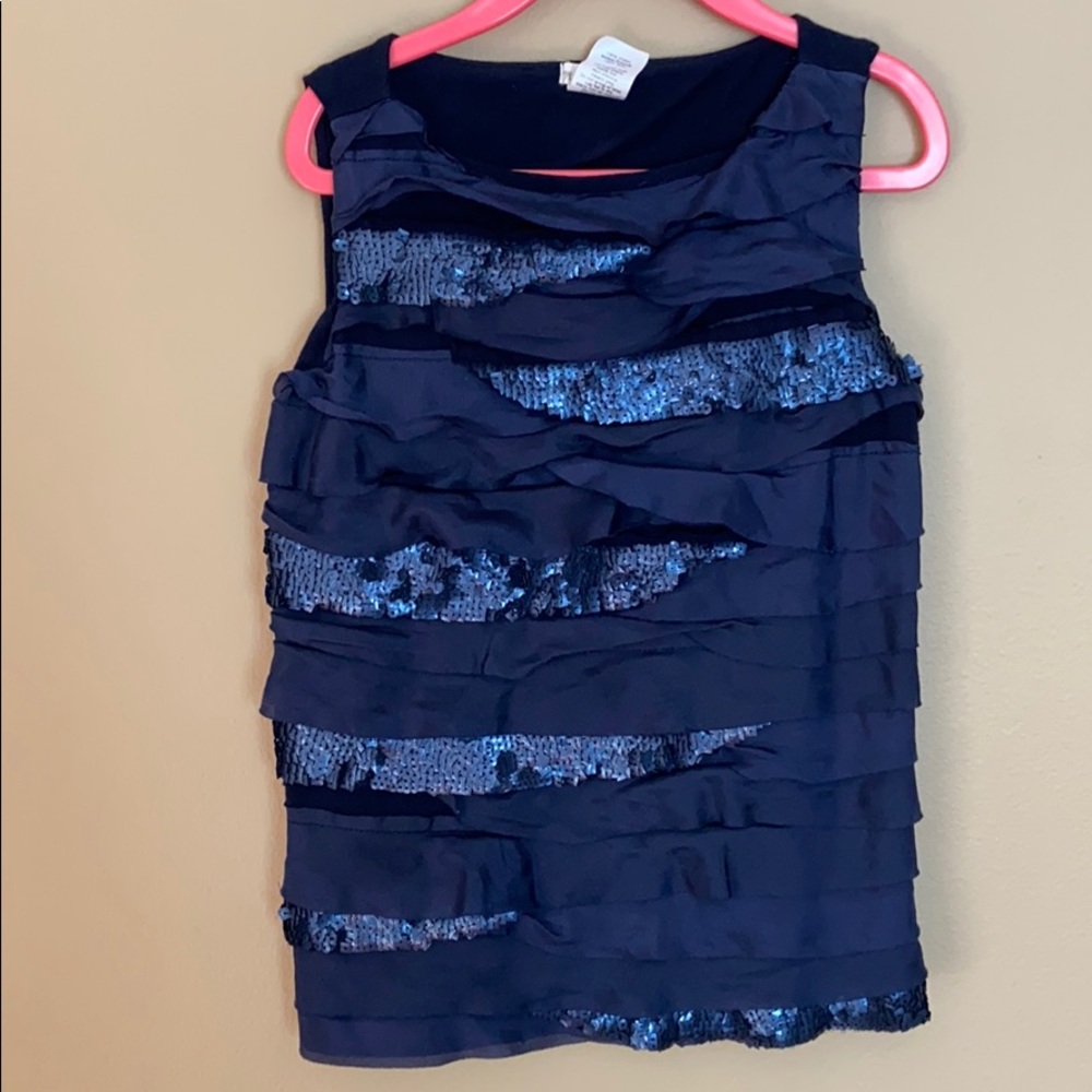 Crewcuts navy blue shirt